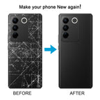 For vivo V27 Pro Original Battery Back Cover with Camera Lens Cover, For vivo V27 Pro