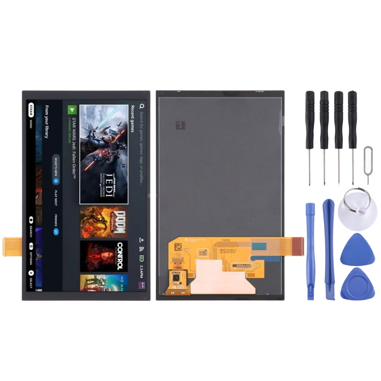 For Steam Deck 2 Original HD Version LCD Screen with Digitizer Full Assembly, For Steam Deck OLED (HD Version)