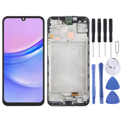 For Samsung Galaxy A15 5G SM-156B Original LCD Screen Digitizer Full Assembly with Frame, For Samsung Galaxy A15 5G