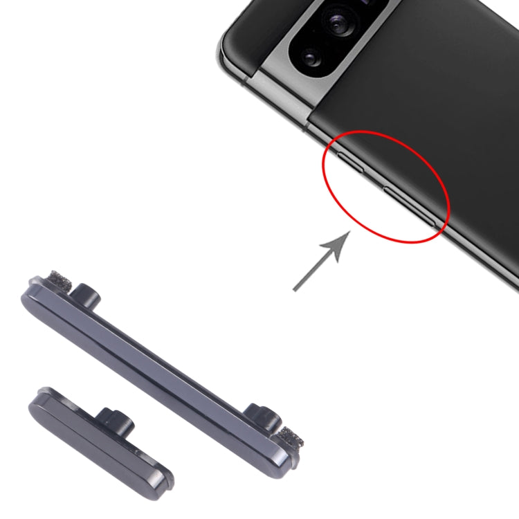 For Google Pixel 8 Pro Original Power Button and Volume Control Button, For Google Pixel 8 Pro(Original), For Google Pixel 8a Pro (Original), For Google Pixel 8a Pro(Original)