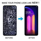 For LG V60 ThinQ US Version Original LCD Screen Digitizer Full Assembly with Frame, For LG V60 ThinQ US Version(Original)