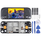 For Steam Deck Original LCD Screen Digitizer Full Assembly with Frame Frosted Version, For Steam Deck(Original)