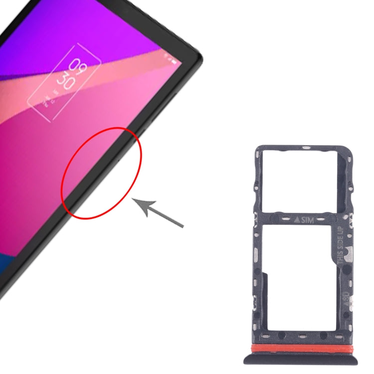 For Alcatel 1T 10 inch 2020 8091 SIM Card Tray + Micro SD Card Tray, For Alcatel 1T 10 inch 2020