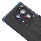 For OnePlus 12 PJD110 CPH2573 CPH2581 Original Glass Battery Back Cover with Camera Lens, For OnePlus 12(Original with Camera Lens Frame)