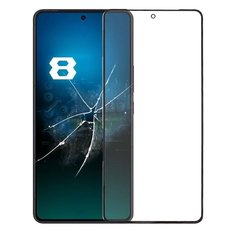 For Asus ROG Phone 8 Pro 5G AI2401 Front Screen Outer Glass Lens with OCA Optically Clear Adhesive, For Asus ROG Phone 8 Pro 5G