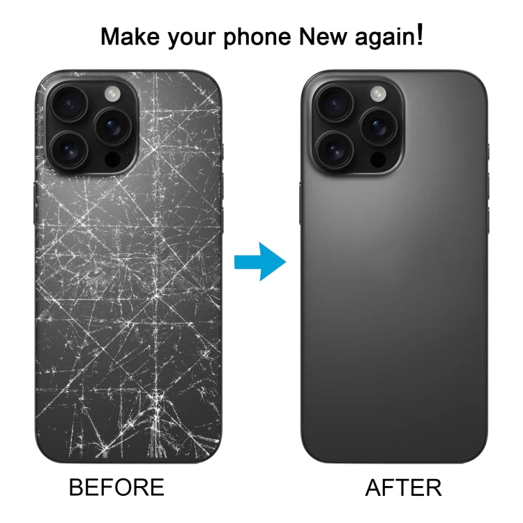 For iPhone 16 Pro Original Glass Battery Back Cover with Camera Lens Cover + MagSafe Magnet