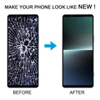 For Sony Xperia 1 V Original LCD Screen with Digitizer Full Assembly, For Sony Xperia 1 V