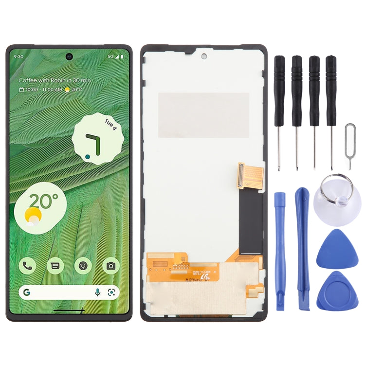 For Google Pixel 7 GVU6C GQML3 GO3Z5 TFT LCD Screen Digitizer Full Assembly, Not Supporting Fingerprint Identification, For Google Pixel 7(TFT)