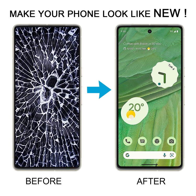 For Google Pixel 7 GVU6C GQML3 GO3Z5 TFT LCD Screen Digitizer Full Assembly, Not Supporting Fingerprint Identification, For Google Pixel 7(TFT)