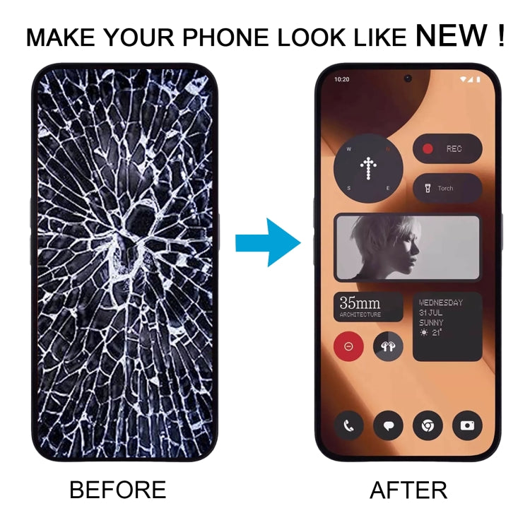 For Nothing Phone 2a Plus Original LCD Screen With Digitizer Full Assembly, For Nothing Phone 2a Plus(Original)