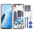 Original AMOLED LCD Screen For OPPO Reno7 SE 5G Digitizer Full Assembly with Frame, For OPPO Reno7 SE 5G