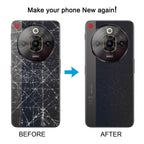 For ZTE nubia Focus Pro Z2351N Glass Battery Back Cover with Middle Frame / Camera Lens Cover, For ZTE nubia Focus Pro(Glass with Middle Frame)