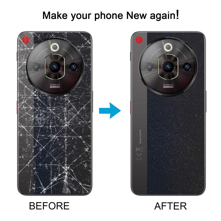 For ZTE nubia Focus Pro Z2351N Glass Battery Back Cover with Middle Frame / Camera Lens Cover, For ZTE nubia Focus Pro(Glass with Middle Frame)