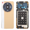 For ZTE nubia Focus Pro Z2351N Leather Battery Back Cover with Middle Frame / Camera Lens Cover, For ZTE nubia Focus Pro(Leather with Middle Frame)