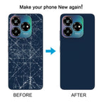 For ZTE Blade V60 Design Z2350 Glass Battery Back Cover with Middle Frame / Camera Lens Cover, For ZTE Blade V60 Design (with Middle Frame)