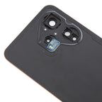 For Boost Celero 5G 2024 Glass Battery Back Cover, For Boost Celero 5G 2024 (Orange)