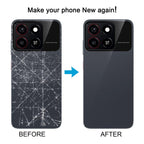 For ZTE Blade A35 Z2453 Back Cover with Camera Lens Cover, For ZTE Blade A35