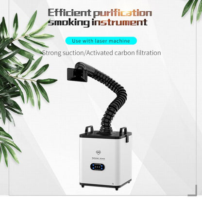 TBK618 220V Soldering Fume Extractor Industrial Soldering Iron Fume Laser Marking Fume Extractor Mobile Purifying Smoke Apparatus, TBK-618