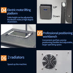 TBK-958A 220V Automatic Laser Cutting Machine Back Glass Remover Laser Separating Engraving Marking Machine, TBK-958A