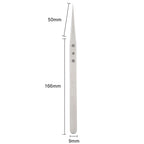 Aaa-12 Precision Repair Tweezers Long Pointed Stainless Steel, Aaa-12