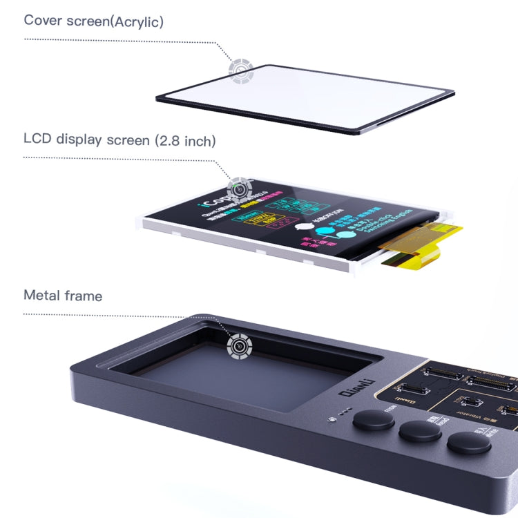 Qianli iCopy Plus 3 in 1 LCD Screen Original Color Repair Programmer For iPhone, 3 in 1 For iPhone 6-12 Series