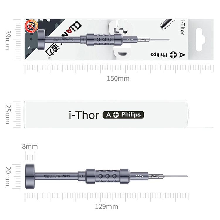 Qianli i-Thor S2 Precision 3D Texture Hollow Cross Tip Middle Bezel Screwdriver, Qianli i-Thor Hollow Cross Tip