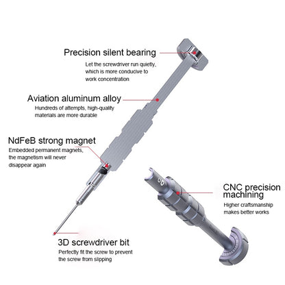 Qianli i-Thor 5 in 1 S2 Precision 3D Texture Screwdriver Set, Qianli i-Thor 5 in 1