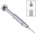 XL-655 3D Non-slip Hollow Cross Tip Middle Bezel 2.5 Screwdriver, XL-655 Middle Bezel 2.5