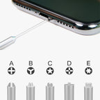 XL-655 3D Non-slip Hollow Cross Tip Middle Bezel 2.5 Screwdriver, XL-655 Middle Bezel 2.5