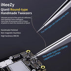 Qianli iNeezy YK-02 Stainless Steel Extra-sharp Thickened Tweezers Pointed Tweezers, Qianli iNeezy YK-02