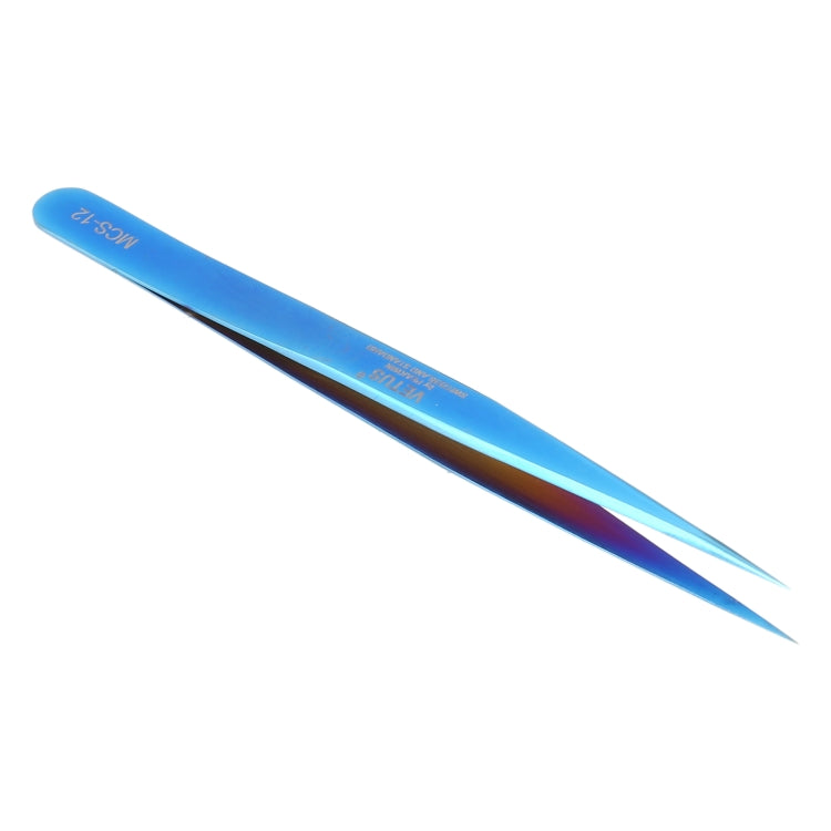 Vetus MCS-12 Bright Color Tweezers, Vetus MCS-12(Blue), Vetus MCS-12