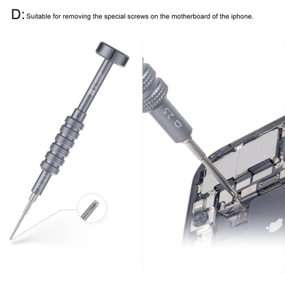 QIANLI 5 in 1 Multi-purpose 2D Grenade Magnetic Screwdriver Set, 2D