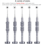 QIANLI 5 in 1 Multi-purpose 2D Grenade Magnetic Screwdriver Set, 2D