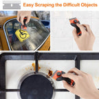 Double Headed Scraper Blade Glue Squeegee Remover Cleaner Tool, Double Headed  (Orange), Double Headed  (Blue), Double Headed (Yellow)