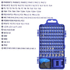 115 in 1 Screwdriver Repair Tools Kit, Plastic Handle