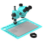 RF4 RF7050TVD2 7-50X Synchronous Zoom Trinocular Stereo Microscope with Aluminum Alloy Big Base, RF7050TVD2