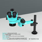 RF4 RF7050PRO-FO19 360 Degree Adjustable Universal Telescopic Rotating Lifting Microscope with Silicone Pad, RF7050PRO-FO19