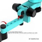 RF4 RF7050PRO-FO19 360 Degree Adjustable Universal Telescopic Rotating Lifting Microscope with Silicone Pad, RF7050PRO-FO19