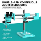 RF4 RF-7050TVW High-definition Binocular Stereo Continuous Zoom Industrial Microscope, RF-7050TVW