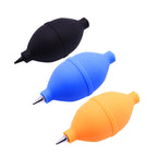 Dust Remover Rubber Air Blower Pump Cleaner for Cell Phone/Cameras/Keyboard/Watch Etc, Dust Blowing Ball Black, Dust Blowing Ball Orange, Dust Blowing Ball Blue