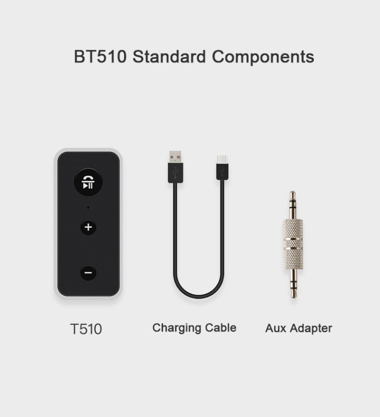 Bluetooth 5.0 audio receiver 3.5AUX car speaker headphones universal one tow two talk, Bluetooth 5.0