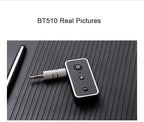 Bluetooth 5.0 audio receiver 3.5AUX car speaker headphones universal one tow two talk, Bluetooth 5.0