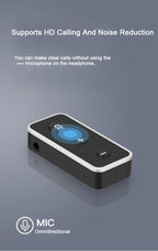 Bluetooth 5.0 audio receiver 3.5AUX car speaker headphones universal one tow two talk, Bluetooth 5.0