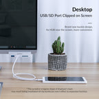 ORICO MH2AC-U3 Clip-type 2 Ports USB3.0 HUB with SD Card Reader
