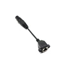 15cm XLR 3 Pin Female To RJ45 Female Network Connector Adapter Converter Cable, 15cm