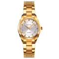 SKmei 1620 Delicate Rhinestone Creative Casual Waterproof Quartz Women Watch Steel Strap Watch
