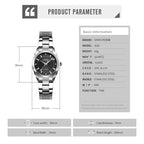 SKmei 1620 Delicate Rhinestone Creative Casual Waterproof Quartz Women Watch Steel Strap Watch