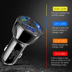 QC3.0 3 USB 35W High Power Vehicle Charger / Mobile Phone Tablet Universal Vehicle Charger