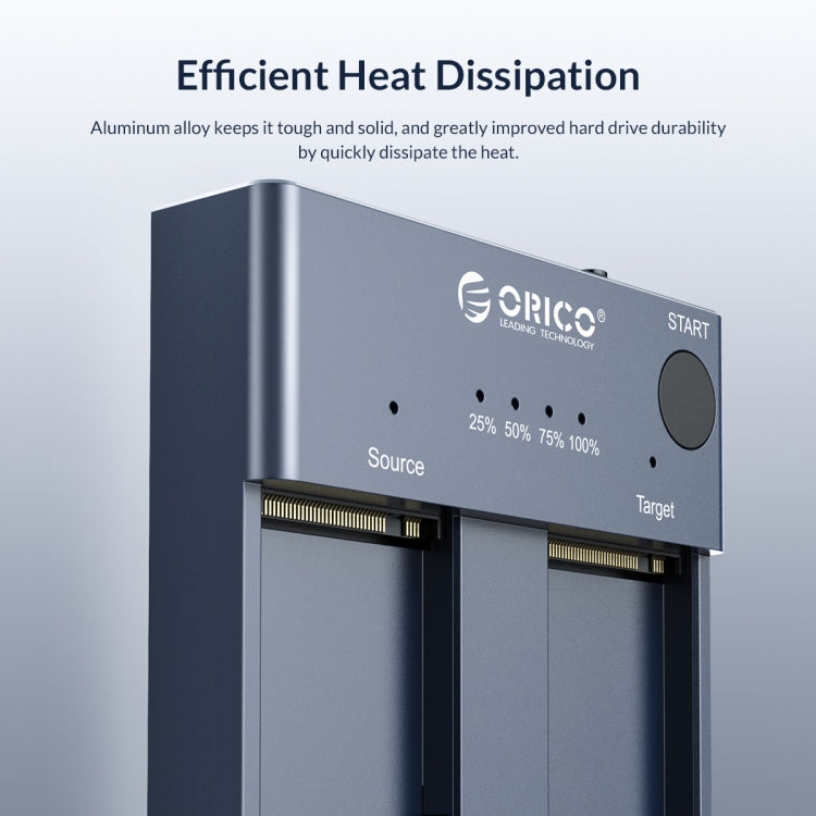 ORICO M2P2-C3-C NVME M.2 SSD Duplicator