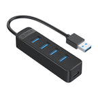 ORICO TWU3-4A-BK 4-Port USB 3.0 HUB, TWU3-4A
